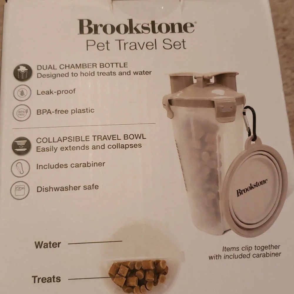 Brookstone Pet Travel Set